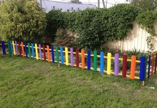 Декоративное ограждение участка в гостинице г. Симферополь